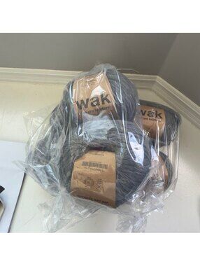 We Are Knitters The Wool 100% Wool Yarn 7 oz / 200 gr - Dark Gray 6 pcs